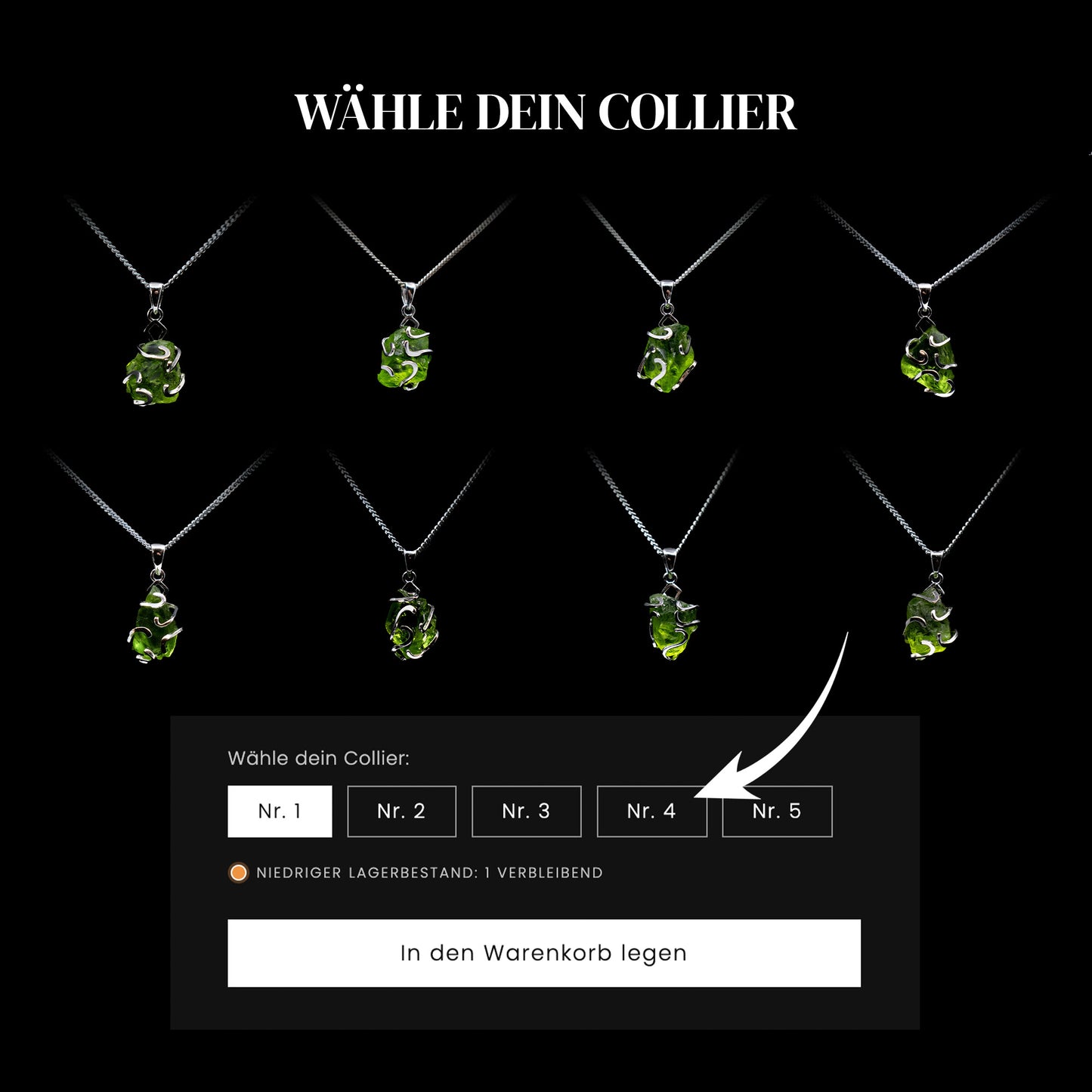 Peridot Halskette – Verdantia