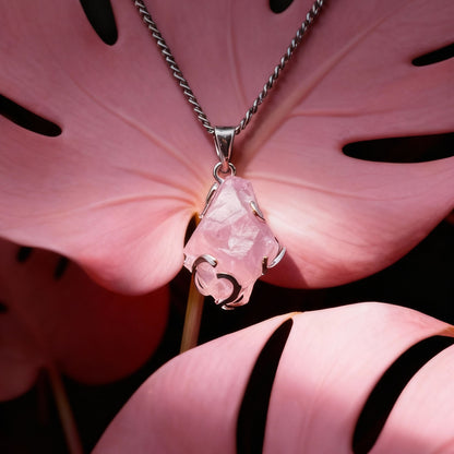 Rosenquarz Anhänger - Rosalia