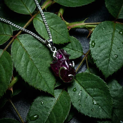 Rodolith Granat Anhänger – Rubra