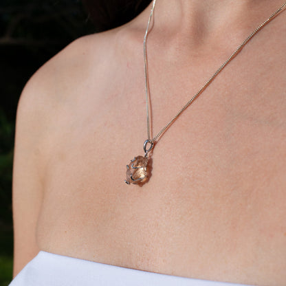 Champagner Topas Anhänger – Aurelia