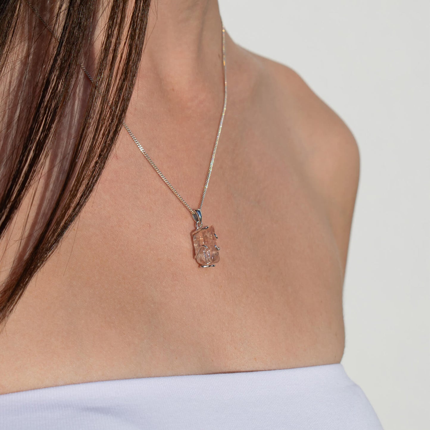 Champagner Topas Anhänger – Aurelia